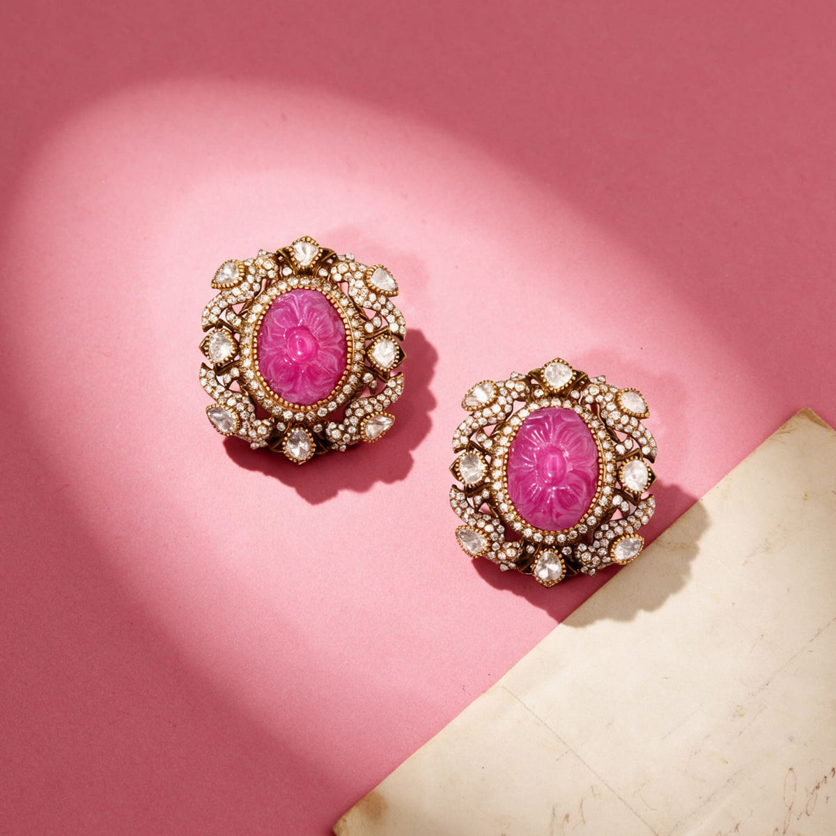 Esha Ruby Earrings